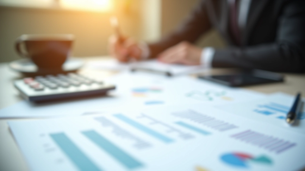 Průvodce investicí s tabulkou a analytickými daty na papíru